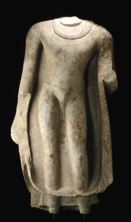 Standing figure of the Buddha (head missing), Gandhara von Pakistani School