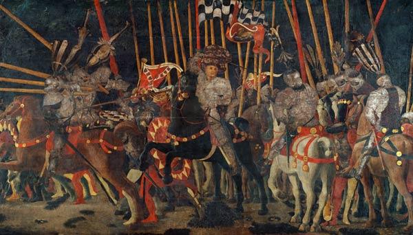 Die Schlacht von San Romano. um 1456