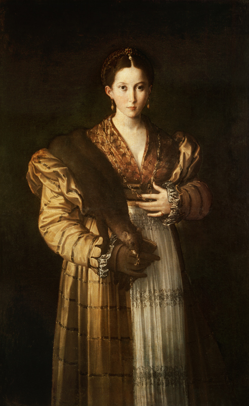 Portrait of Antea 'La Bella' von Parmigianino