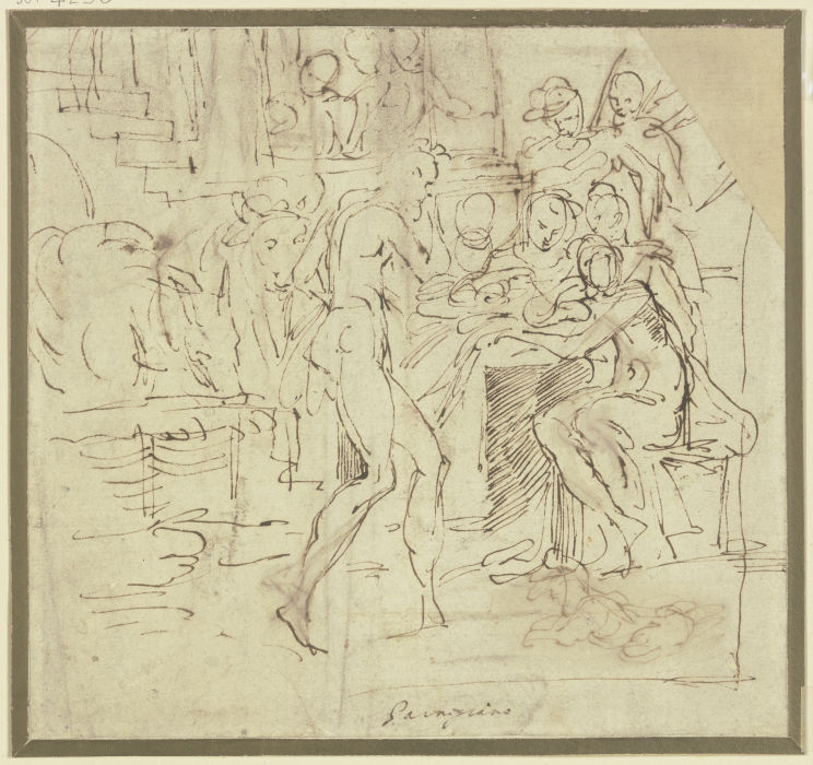 Anbetung der Hirten von Parmigianino