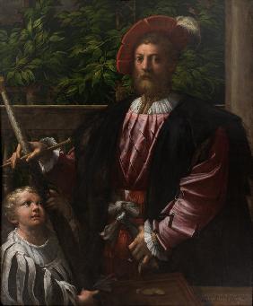 Porträt von Lorenzo Cybo Malaspina (1500-1549) 1523