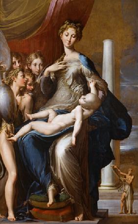 Madonna mit dem langen Hals (... Dal collo lungo)  1534/1540