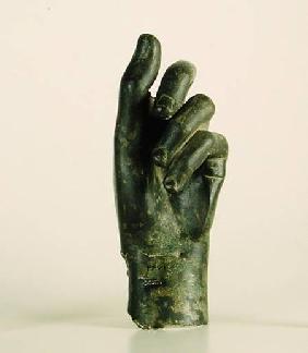 Fragment of a hand, possibly of an archer, from Shami, Malamir, Iran