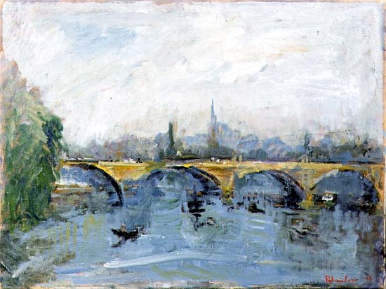 The Serpentine Bridge, London, 1996 (oil on canvas)  von Patricia  Espir