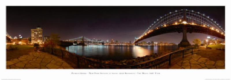 New York Skyline at night von Patrick Grube