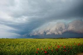 Gewitterfront über Brandenburg