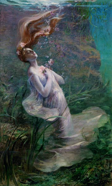 Ophelia Drowning von Paul Albert Steck