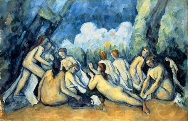 Die großen Badenden von Paul Cézanne