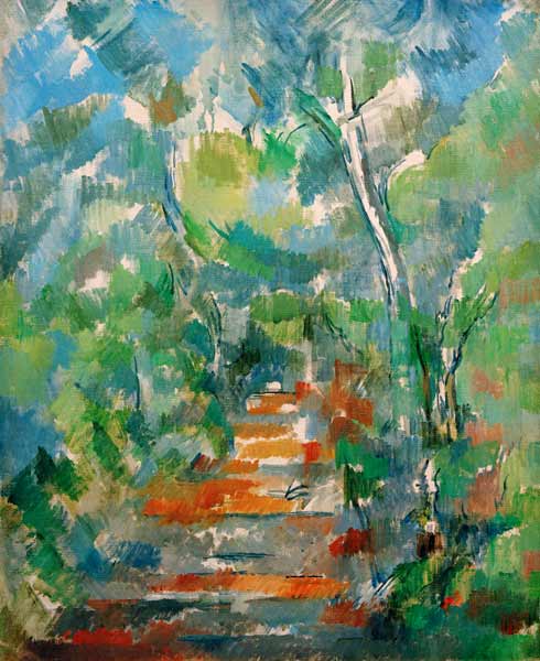 Waldweg in der Provence von Paul Cézanne