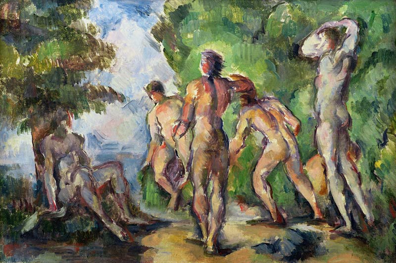 Bathers von Paul Cézanne