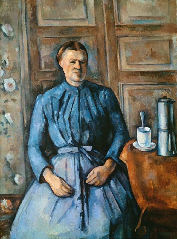 Die Frau mit Kaffeekanne von Paul Cézanne