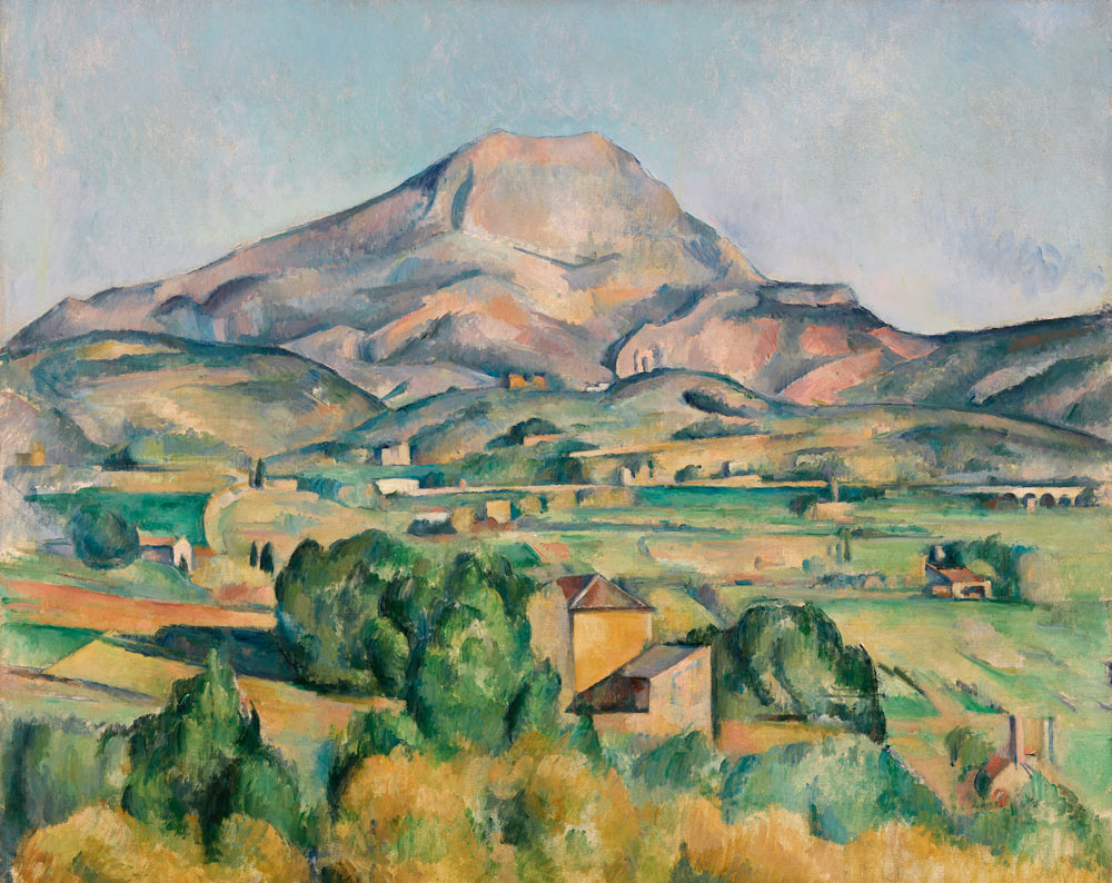 Mont Sainte-Victoire von Paul Cézanne