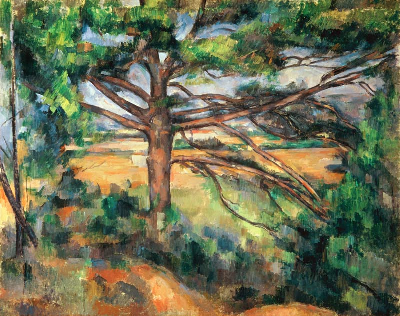 The Large Pine von Paul Cézanne