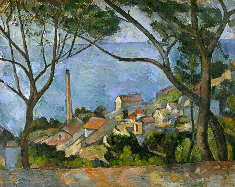 The Sea at l'Estaque von Paul Cézanne