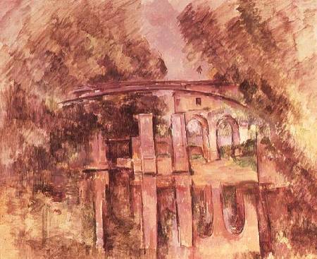 The Aqueduct and Lock von Paul Cézanne