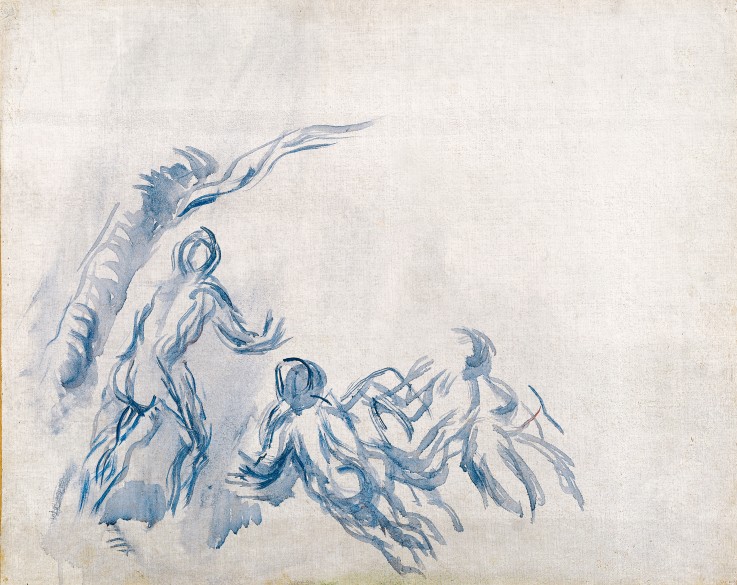 Badende (Baigneuses) von Paul Cézanne