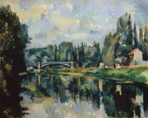Das Ufer der Marne von Paul Cézanne