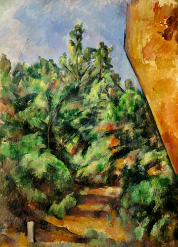 Der rote Felsen von Paul Cézanne