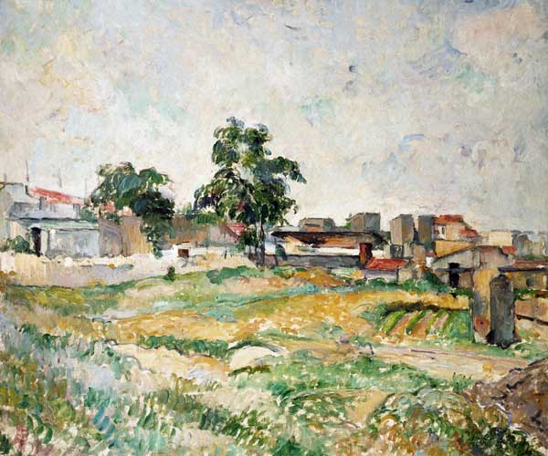 provenzalische Landschaft von Paul Cézanne
