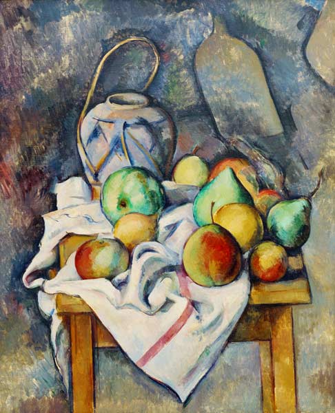 La vase paille von Paul Cézanne