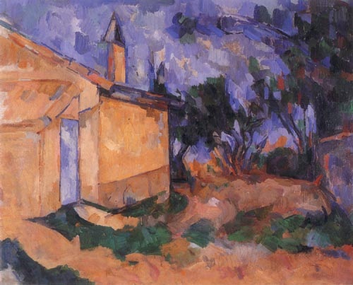 Le Cabanon de Jourdan ll (Jordans Hütte) von Paul Cézanne
