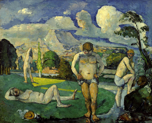 Les baigneurs au repos von Paul Cézanne