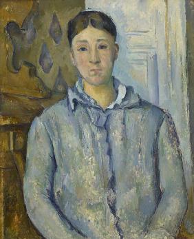 Madame Cézanne in Blau 1890
