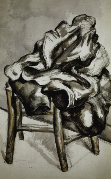Mantel auf Stuhl von Paul Cézanne