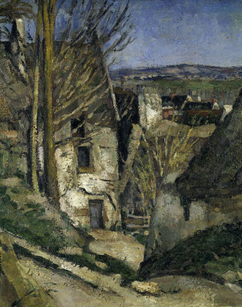 P.Cezanne, Haus des Gehaengten / Detail von Paul Cézanne