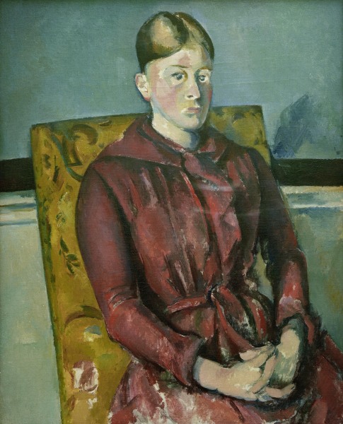 Porträt Madame Cézanne von Paul Cézanne