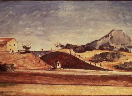 The Railway Cutting von Paul Cézanne