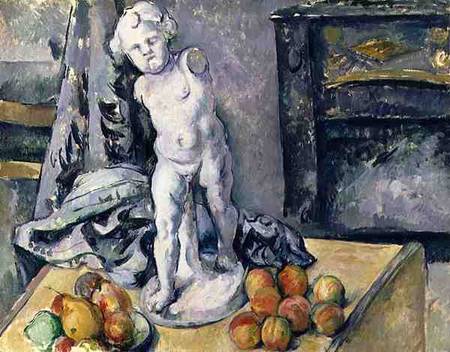 Still Life with Statuette von Paul Cézanne