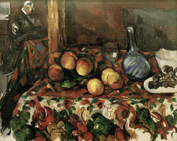 Stilleben mif Pfirsichen von Paul Cézanne