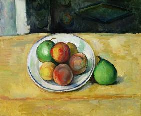 Still Life with a Peach and Two Green Pears c. 1883-87