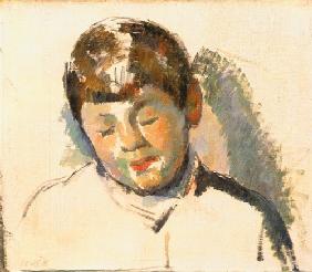 Skizze zu einem Portrait des Sohnes des Künstlers 1882