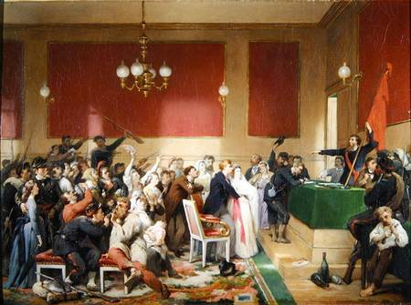 A Wedding under the Commune of Paris of 1871 von Paul-Felix Guerie