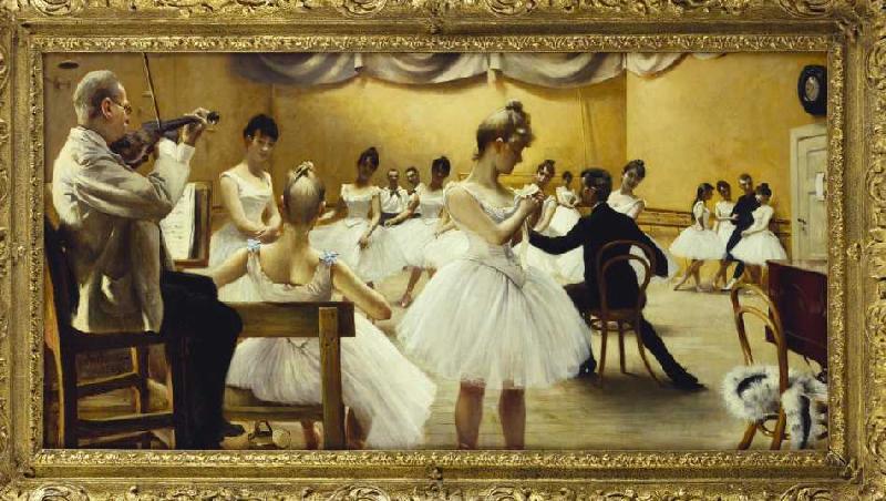 Die Ballettschule des königlichen Theaters. von Paul Fischer