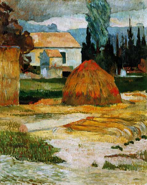 Bauernhaus in Arles von Paul Gauguin