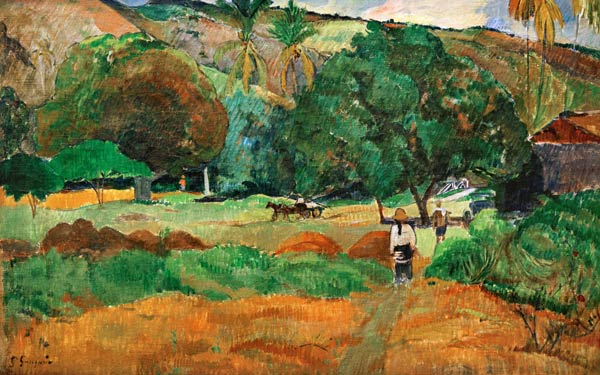 Das kleine Tal von Paul Gauguin