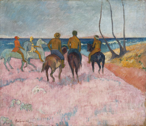 Reiter am Strand (I) (Cavaliers sur la plage) von Paul Gauguin