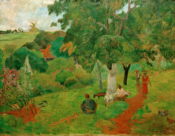 Kommen und Gehen,  Martinique von Paul Gauguin