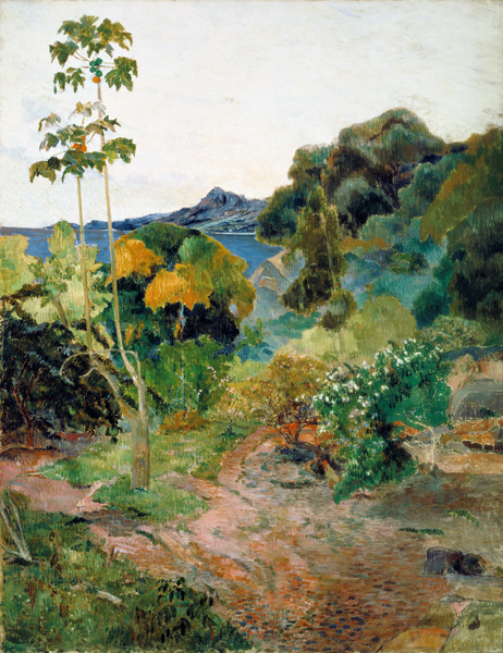 Landschaft auf Martinique von Paul Gauguin
