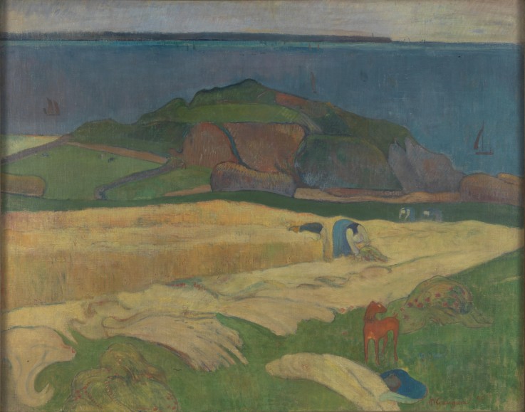 Ernte (Le Pouldu) von Paul Gauguin