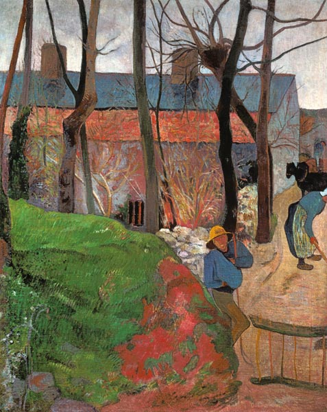 Cottage at Le Pouldu von Paul Gauguin