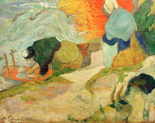Wäscherinnen am Roubine-du-Roi von Paul Gauguin
