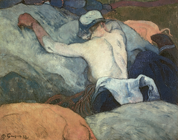 Im Heu von Paul Gauguin