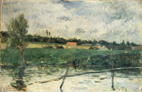 Landschaft in der Bretagne von Paul Gauguin