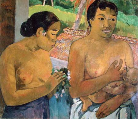 The Offering von Paul Gauguin