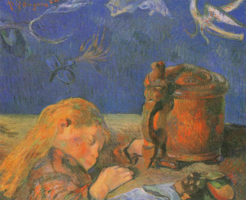 Schlafendes Kind von Paul Gauguin