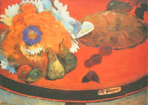 Stilleben Fête Gloanec von Paul Gauguin